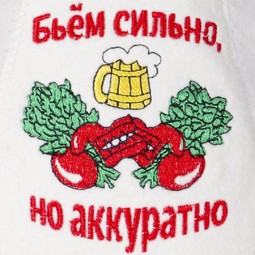 Рукавица белая